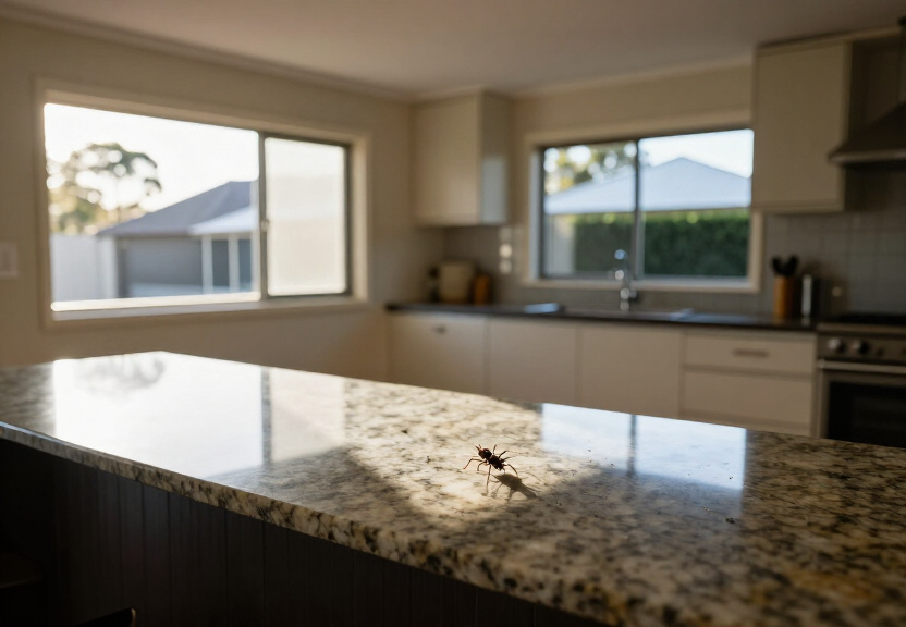 Roof void in Doonside after spider treatment